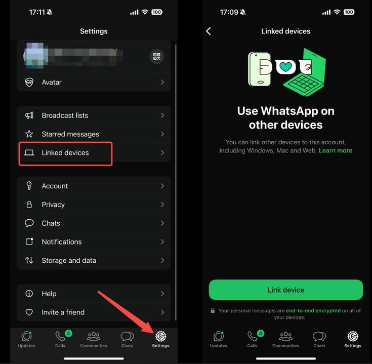 WhatsApp如何逐步在網頁上使用 使用教程图
