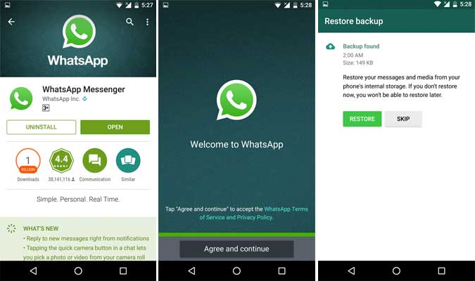 如何卸載 WhatsApp手機版? 使用教程图