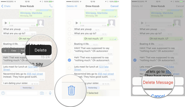 如何删除 WhatsApp 账户? 登录界面截图