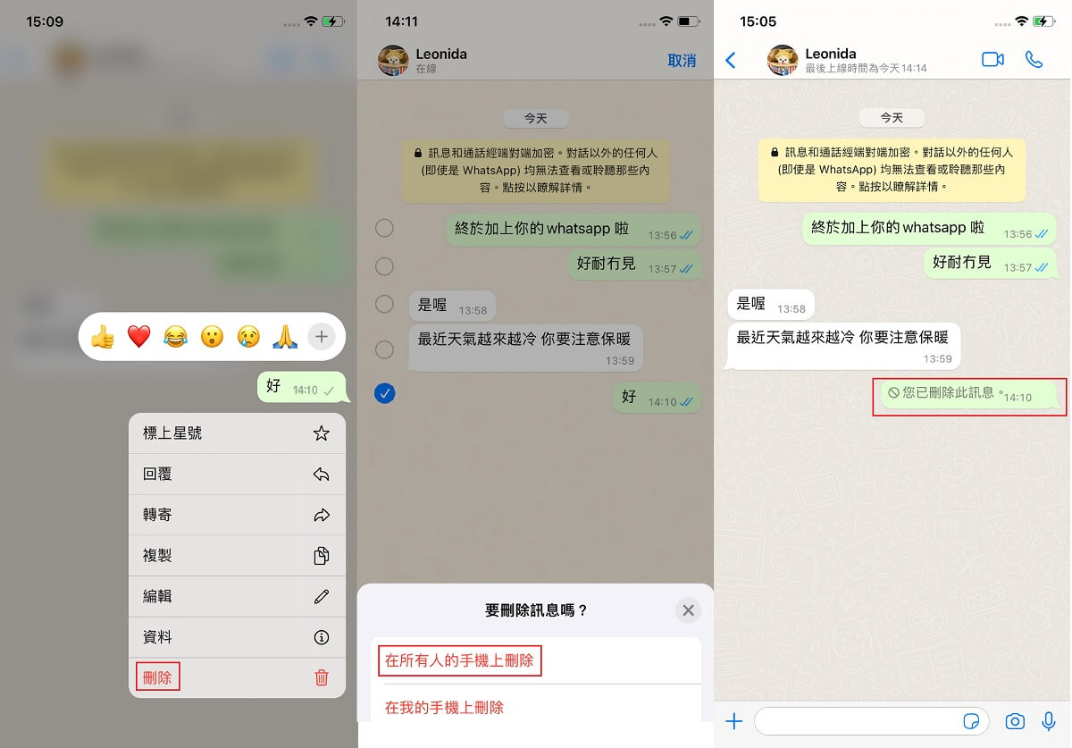 如何查看 WhatsApp 被撤回的信息? 说明图片