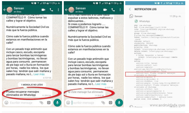 如何查看 WhatsApp 被撤回的信息? 说明图片